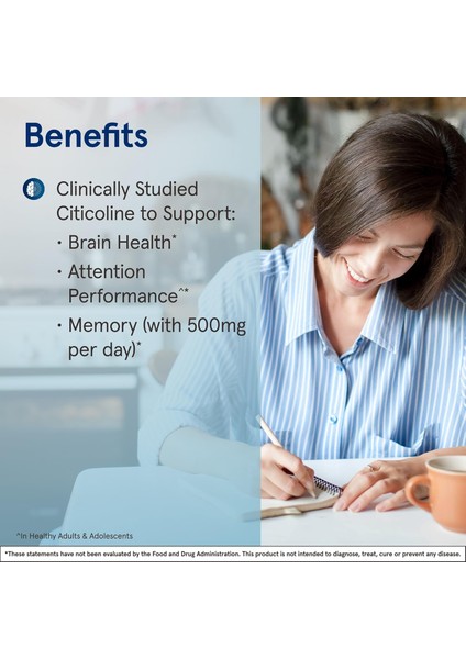Jarrow Formulas, Citicoline,(Sitikolin) Cdp Choline, Brain Health And Memory 250 mg, 60 Caps