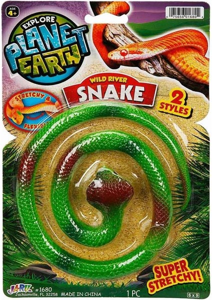 Jaru Planet Earth Streç Esnek Yılan -1 Adet Stokta Olan Gönderilir