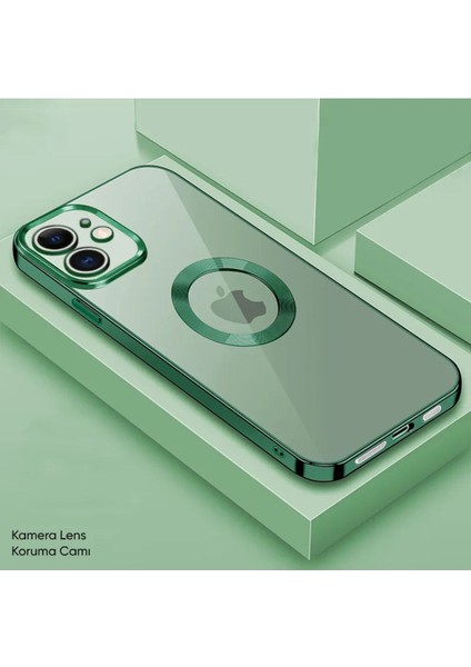 Glint Silikon Kılıf Yeşil Iphone 14