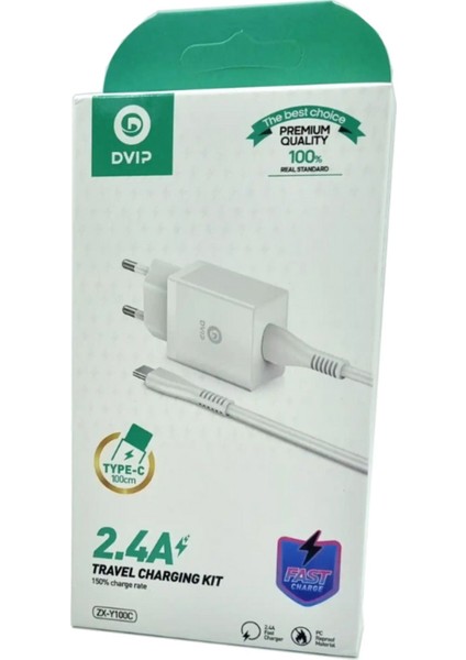 2.4A Type-C USB Şarj Aleti ZX-Y100C