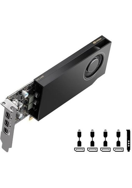 Rtx A400 4gb VCNRTXA400-SB Gddr6 64BIT Mdp Pcıe 4.0