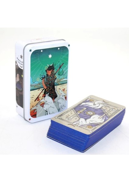 Metal Kutulu Tarot Kartı White Numen