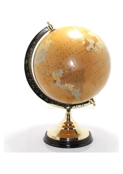 Pirinç Dünya Küre 47 cm