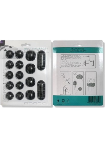 Kablo Düzenleyici Set 16 Parça