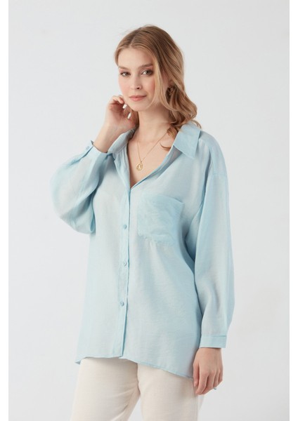 Basic Cepli Salaş Şifon Gömlek modelleri