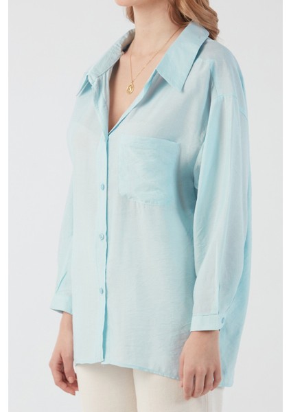 Basic Cepli Salaş Şifon Gömlek indirimleri