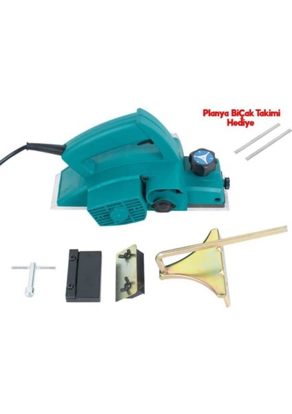Sjs Metal Sanzıman 3000 W Çift Bıçaklı Professional Planya Makinası