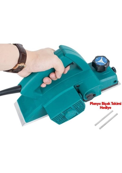 Sjs Metal Sanzıman 3000 W Çift Bıçaklı Professional Planya Makinası