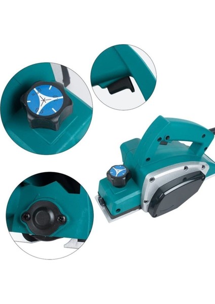 Sjs Metal Sanzıman 3000 W Çift Bıçaklı Professional Planya Makinası