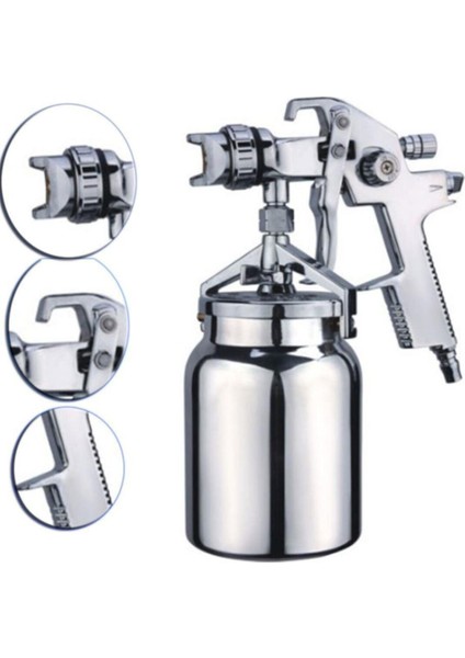 LX-827-S Profesyonel Boya Tabancası Alttan Depolu 1000 ml
