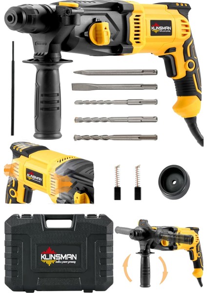 Alman 2.30MM 9900 Watt Bakır Sargılı Çift Çelik Şanzuman Kırıcı Hilti Matkap 5pcs Uç Hediye