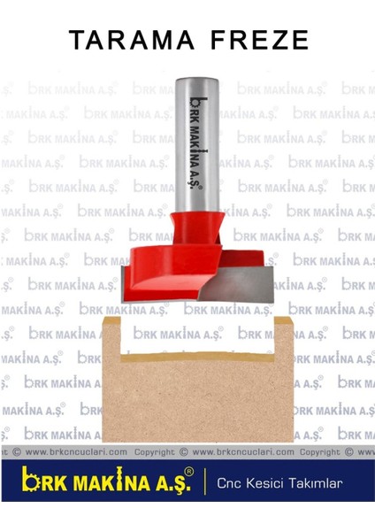 50 mm Tarama Cnc Kaynaklı Freze Bıçağı