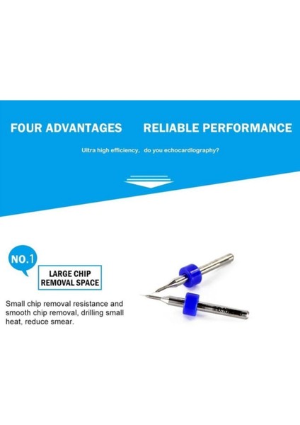 Pcb Matkap Ucu 0,1mm Tungsten Mikro Karbür 10 Adet fırsatları