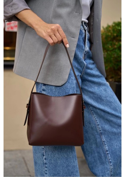 Kadın Şık Yumuşak Shopper Ayarlanabilir Askılı Deri Omuz Çantası Geniş Hacimli Günlük modelleri