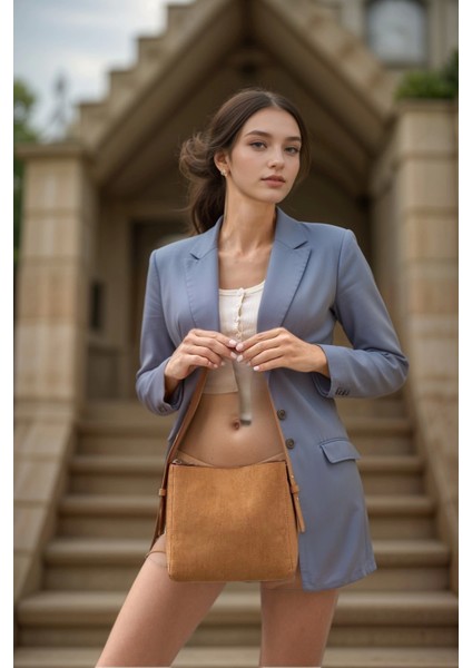 Kadın Şık Yumuşak Shopper Ayarlanabilir Askılı Deri Omuz Çantası Geniş Hacimli Günlük