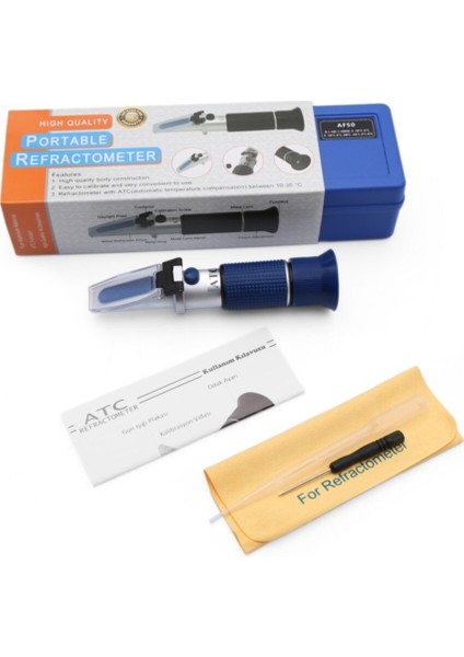 Atc Antifriz Refraktometre - Akü Sıvısı Etilen Propilen Glikol Cam Suyu Refraktometresi AF50 indirimleri