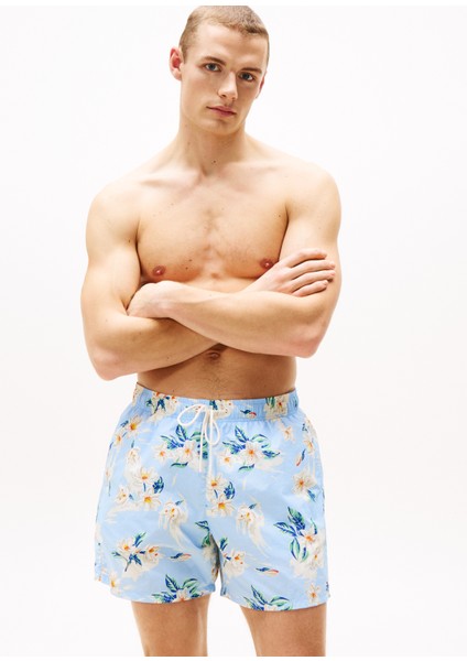 Tommy Hılfıger Medıum Drawstrıng Prınt Deniz Şortu fiyatları