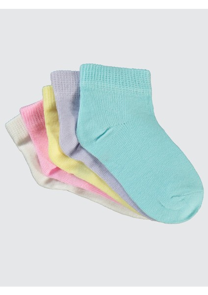 Kız Çocuk 5'li Patik Çorap 2-12 Yaş Standart fiyatları