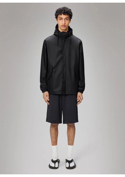 Siyah Erkek Yağmurluk Fishtail Jacket W3