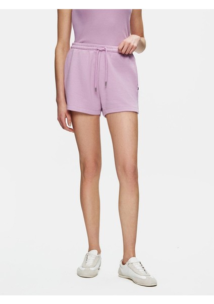 Kadın Basıc Regular Mini Mor Şort fiyatları