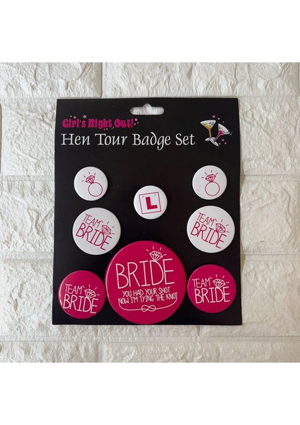 - Bride To Be Parti Rozeti 8 Adet No3 Bstmy
