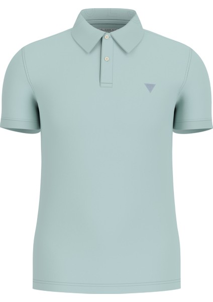 Desenli Yeşil Erkek Polo T-Shirt M5GP66J1314G8CV Nolan Ss Polo