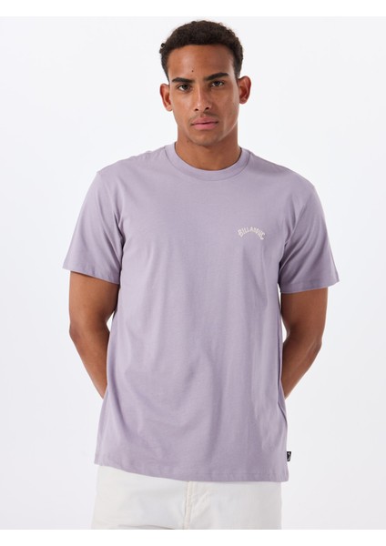 Arch Crew Ss EBYKT00100 Mor Bisiklet Yaka Regular Fit Düz Erkek T-Shirt