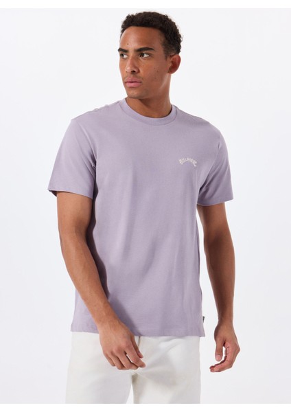 Arch Crew Ss EBYKT00100 Mor Bisiklet Yaka Regular Fit Düz Erkek T-Shirt modelleri