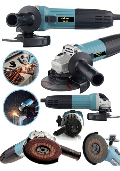Akkaya Bn-5 Alman Tip 1000 Watt Devir Ayarli Bakır Sargılı Avuç Içi Taşlama Makinasi