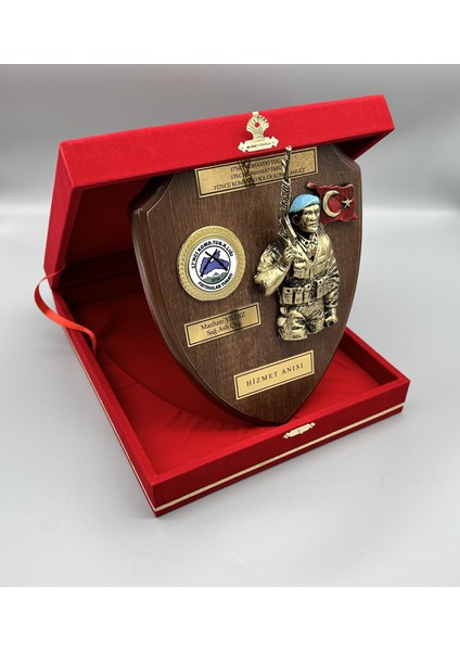 Kadife Sandıklı Askeri Kalkan Plaket fiyatları