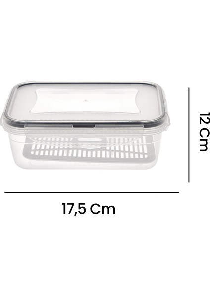 Fresh Box Dikdörtgen Bölmeli Saklama Kabı - 800 ml modelleri