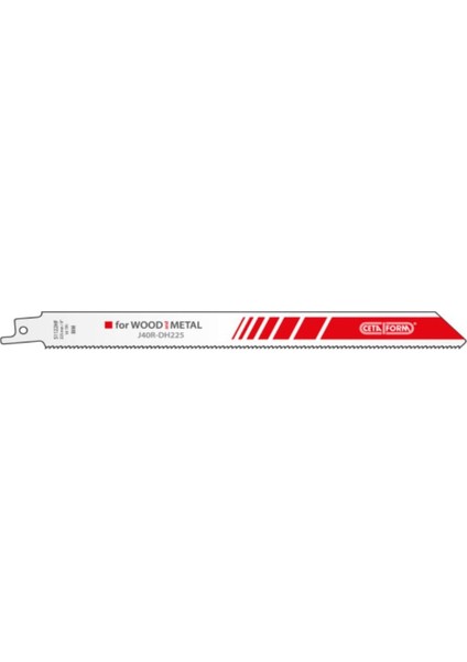 Form 225MM Tilki Kuyruğu Bıçağı Metal ve Ahşap Için