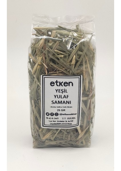 Yeşil Yulaf Samanı 25GR
