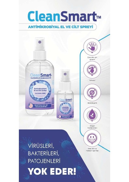 El ve Cilt Dezenfektan Spreyi 250 ml