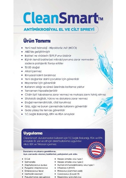 El ve Cilt Dezenfektan Spreyi 250 ml