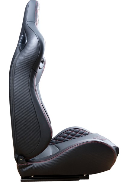 Recaro Model Deri Oto Yarış Koltuğu Siyah Spor Koltuk Takımı 2'li Set JBR1053 fiyatları