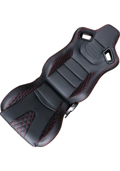 Recaro Model Deri Oto Yarış Koltuğu Siyah Spor Koltuk Takımı 2'li Set JBR1053 modelleri