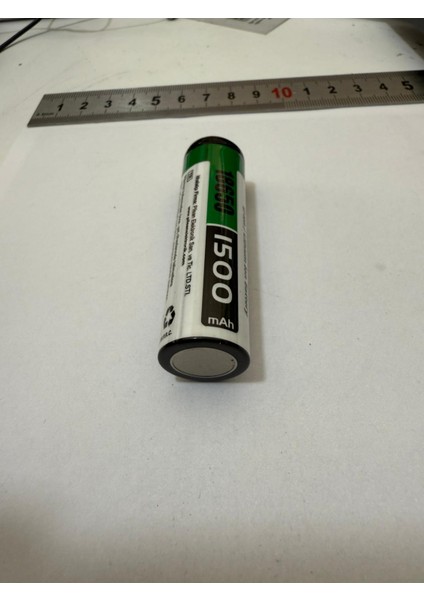 18650L 3.7V 1500MAH Başlı Li-Ion Şarj Edilebilir Pil