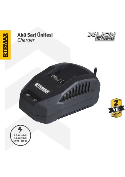 RTX1808 Akü Şarj Cihazı/ünitesi 2.4A 18V Li-Ion
