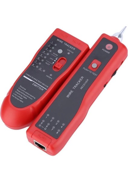 SE-AR868 Kablo Test Cihazı RJ11 RJ45 Cat5 CAT5E Cat6 Telefon - Network Hat Bulucu Bili Bili