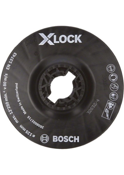 - X-Lock - 125 mm Fiber Disk Orta Sertlikte Taban