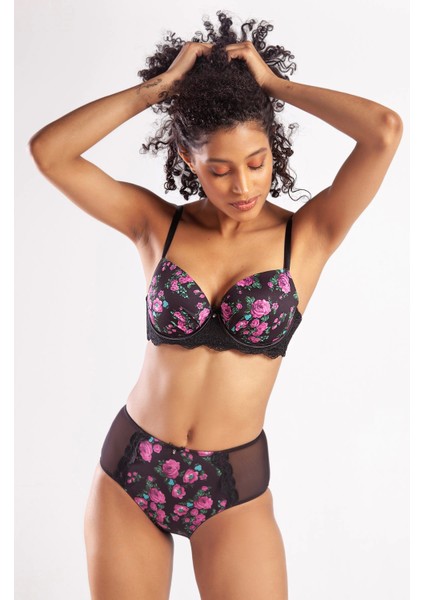 Golshan Gardenia Big Size Plunge Bra, Siyah Konforlu ve Şık Sütyen fırsatları