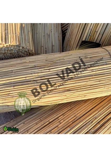 Bol Vadi 2x2.5 Doğal Hasır Kamış Bambu Yükseklik Iki Genişlik Iki Buçuk