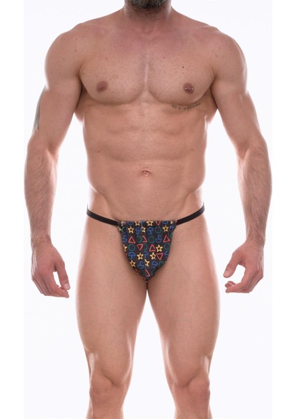 - Erkek Desenli String Çamaşır