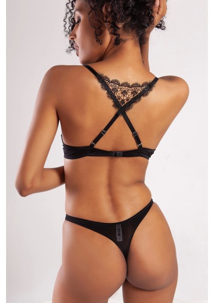 Golshan Garland Heavy Push Up Bra, Siyah Konforlu ve Şık Sütyen
