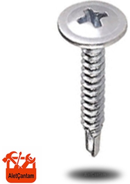 Apex Akıllı Matkap Uçlu Vidası Pul Başlı Vida Rysb 3.9 x 16 mm 100 Adet