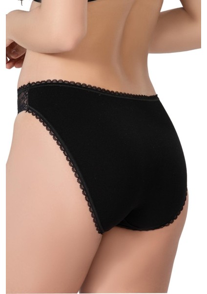 Siyah Mı Emay 1444 Modal Cotton Dantelli Külot fiyatları