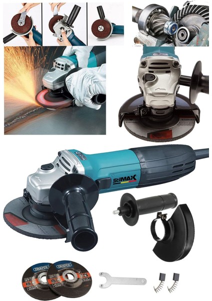 Germany Metal Dişli Bakır Sargılı 3000WATT 115MM -125MM Spiral Avuç Içi Kesme ve Taşlama Makinası fiyatları