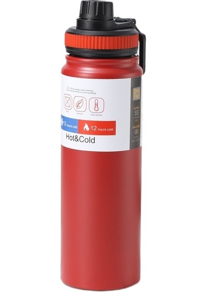 304 Paslanmaz Çelik Uzay Pot Açık Büyük Kapasiteli Spor Su Isıtıcısı Termos Bardak (Yurt Dışından)