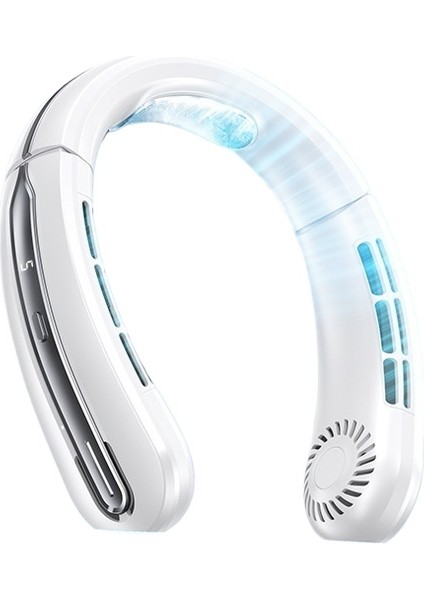 Dijital Ekran Taşınabilir USB Mini Asılı Boyun Küçük Fan (Yurt Dışından)